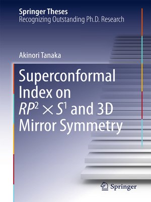 cover image of Superconformal Index on RP2 × S1 and 3D Mirror Symmetry
